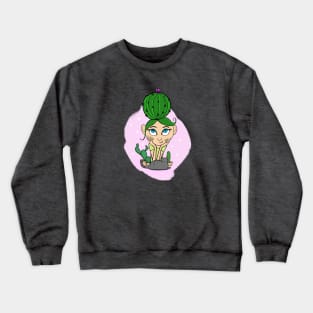 Cactus Girl Crewneck Sweatshirt